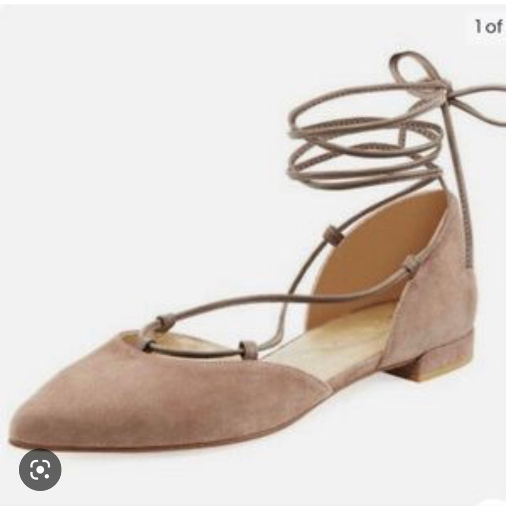 Stuart Weitzman Haze Suede Flats - image 1